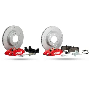 Pedders eXtreme Brake Kit Isuzu D Max 4WD (UK & EU Markets), 1.9lt 4cyl TD 2021-Onward