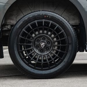 Ford Transit Custom 2023+ Gloss Black Styling Kit & 18" Predator Iconic Alloy Wheel Package