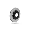 Pedders Left Slotted and Dimpled Geomet Coated Brake Rotor Ford Ranger PX MK2, 4WD 2015-2018 - 6160089TPL