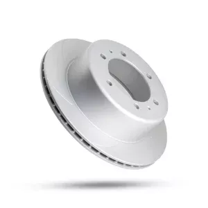 Pedders Rear Left Slotted Geomet Coated Brake Rotor Toyota Hilux 4WD MK6 GGN25, KUN25R, KUN26R 2005-2010