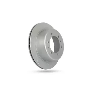 Pedders Rear Right Slotted Geomet Coated Brake Rotor Toyota Hilux 4WD MK8 GGN125R, GUN125R, GUN126R 2015-2020