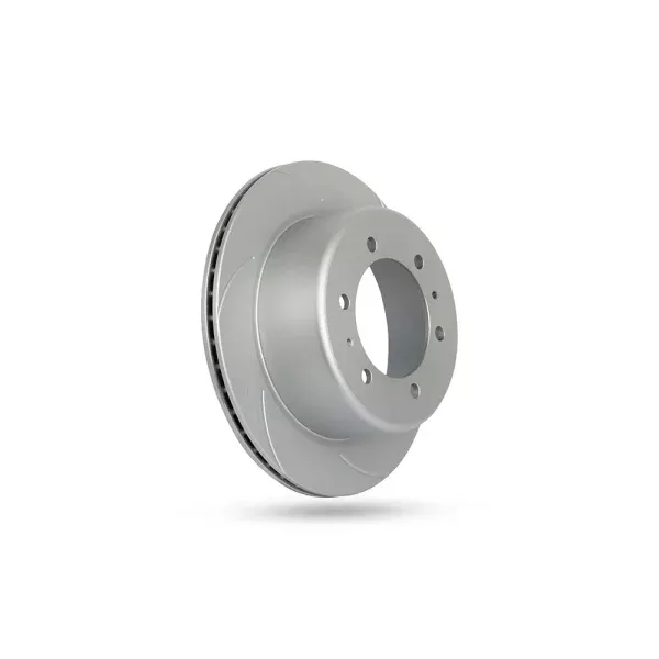 Pedders Rear Right Slotted Geomet Coated Brake Rotor Toyota Hilux 4WD MK8 GGN125R, GUN125R, GUN126R 2015-2020