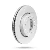 Pedders Front Left Slotted Geomet Coated Brake Rotor Isuzu D-Max 4WD (UK & EU Markets), 1.9lt 4cyl TD 2021-Onward