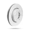 Pedders Front Right Slotted Geomet Coated Brake Rotor Isuzu D-Max 4WD (UK & EU Markets), 1.9lt 4cyl TD 2021-Onward