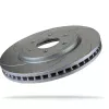 Pedders Front Left 295mm Slotted Geomet Coated Brake Rotor Nissan Navara D40 4WD 2005-2015