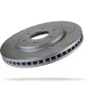 Pedders Front Right 295mm Slotted Geomet Coated Brake Rotor Nissan Navara D40 4WD 2005-2015