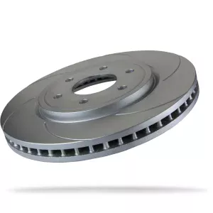 6205920SGR.webp Pedders Front Right Slotted Geomet Coated Brake Rotor Part 6205920SGR Nissan Navara D40, 4WD Leaf Over Axle 550 2005-2015