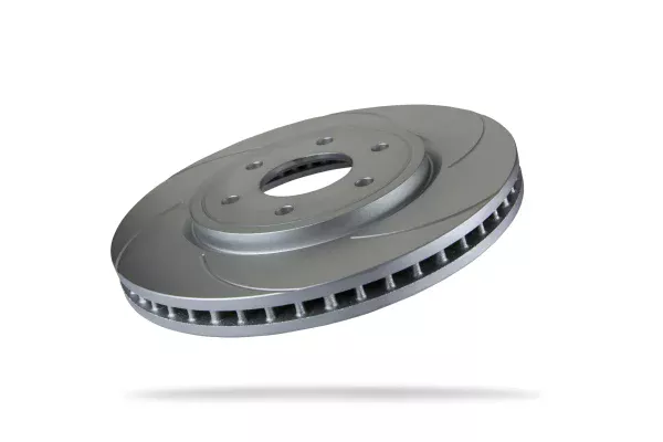 Pedders Front Right 295mm Slotted Geomet Coated Brake Rotor Nissan Navara D40 4WD 2005-2015