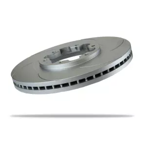 6206150SGR.webp Pedders Front Right Slotted Geomet Coated Brake Rotor Nissan Navara D21 & D22, 4WD 1985-2015