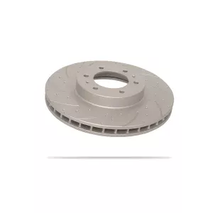 Pedders Slotted & Dimpled Geomet Coated Rotor Ford Ranger PX MK2, 4WD 2015-2018