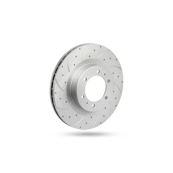 6560091SGL.webp Pedders Slotted & Dimpled Geomet Coated Rotor Toyota Hilux 4WD MK9 GGN125R, GUN125R, GUN126R 2020-Onward