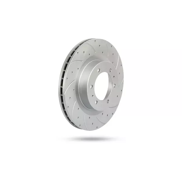 6560091SGR.webp Pedders Slotted & Dimpled Geomet Coated Rotor Toyota Hilux 4WD MK6 GGN25, KUN25R, KUN26R, GGN25, KUN25R, KUN26R 2005-2010