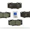 Pedders Front 319mm 143mm Backplate Brake Pads Toyota Hilux 4WD MK6 GGN25, KUN25R, KUN26R 2005-2010