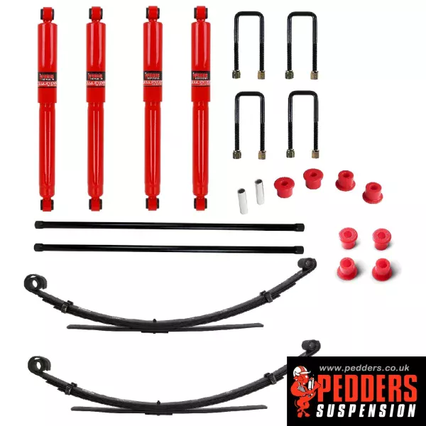 803165.webp Pedders 1.5 Inch Suspension Lift Kit With Torsion Bars Toyota Hilux 4WD MK4 LN165R, Torsion bar front, leaf rear 1997-2001