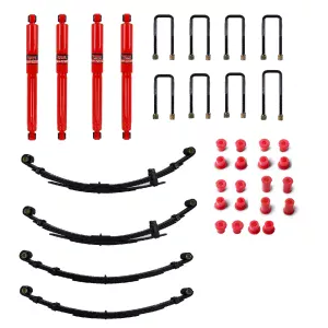 Pedders 2 Inch Suspension Lift Kit. For Toyota Hilux MK1 & MK2 Toyota Hilux 4WD MK3 LN105R, YN106R, Leaf Front & Rear 1988-1997