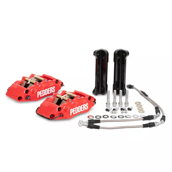 Pedders eXtreme Brake Kit. With 2 piece discs. Ford Ranger PX MK3, 4WD 2.0 Model ONLY 2019-2022