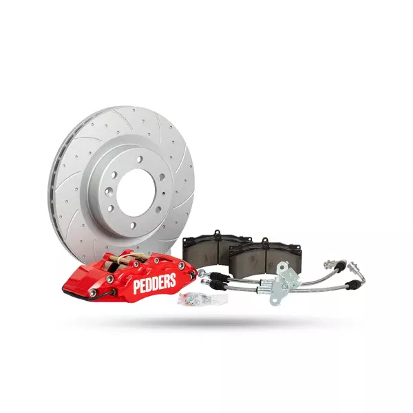 Pedders eXtreme Brake Kit Isuzu D-Max 4WD (UK & EU Markets), 1.9lt 4cyl TD 2021-Onward