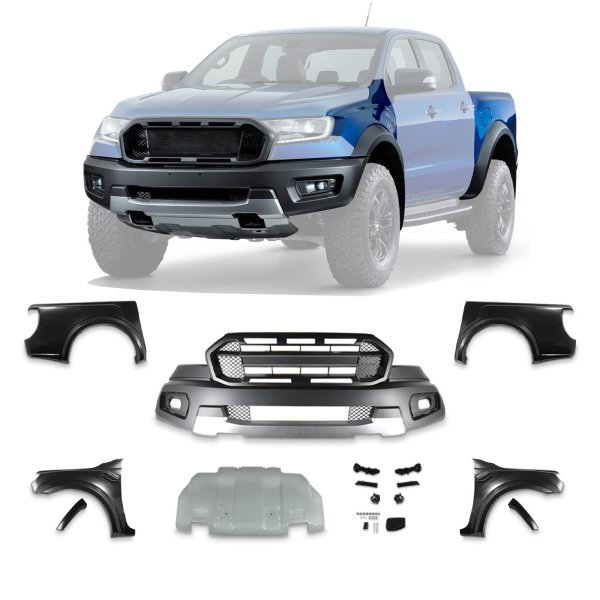 Ford Ranger T7 T8 2015-2021 Full Raptor Style Body Kit