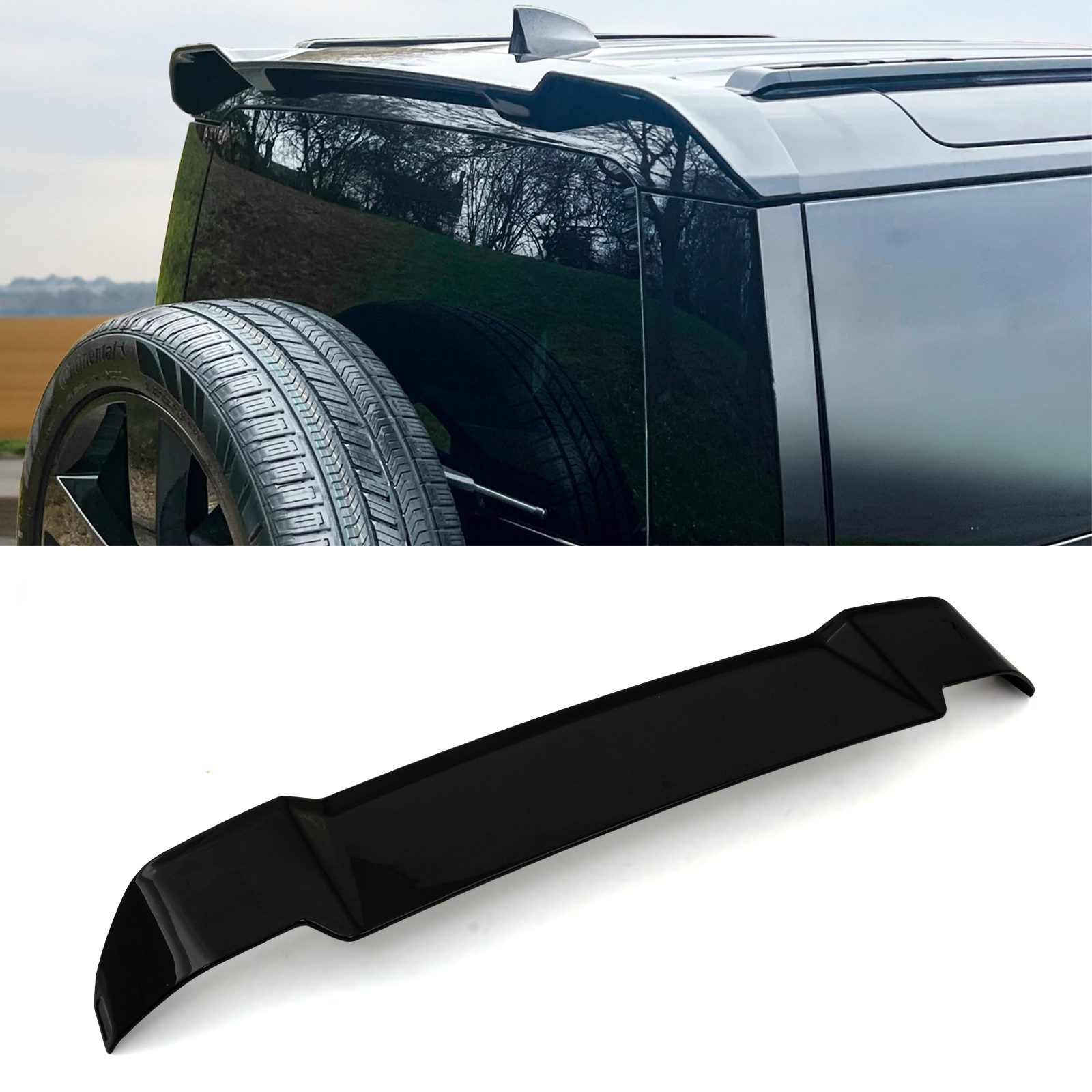 Land Rover Defender L663 2020+ Gloss Black Rear Spoiler