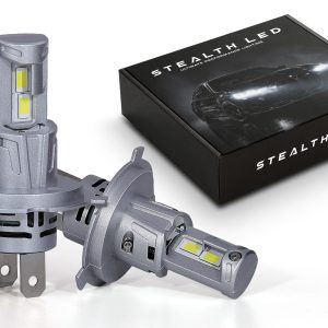 Stealth LED H4 Headlight Bulb Pair – 2800 lumens