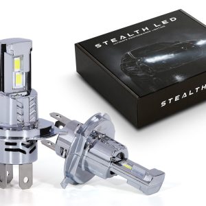 Stealth LED H4 Headlight Bulb Pair – 3200 lumens
