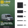 Volkswagen Crafter MWB/LWB/Maxi Long-Plus 2017+ LoadLock Full Load Bed Base Kit - Base Kit , MWB