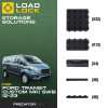Ford Transit Custom MK1 SWB/LWB 2012-2023 LoadLock Full Load Bed Base Kit - Base Kit , LWB