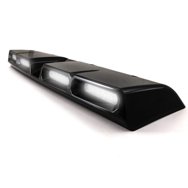 SMRL009-01-lit-up.jpg Toyota Hilux Travo 2026+ Gloss Black LED Quad Roof Light