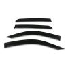 Toyota Hilux Travo 2026+ Black Wind Deflectors