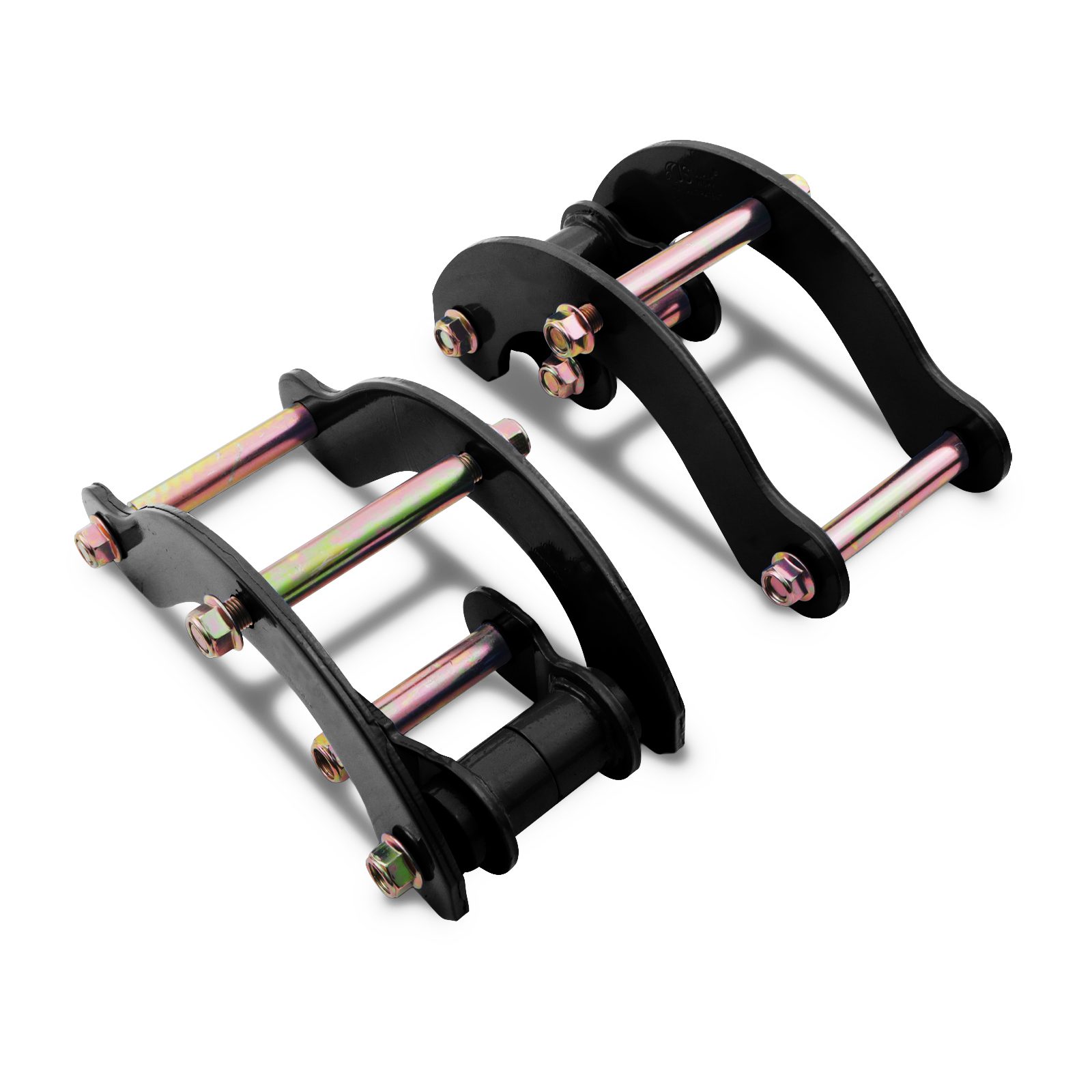 Mitsubishi L200 Triton 06-19 2 Black Rear Lift Shackles