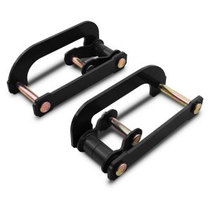 TSLK006-01.jpg Nissan Navara D40 05-15 2 Black Rear Lift Shackles