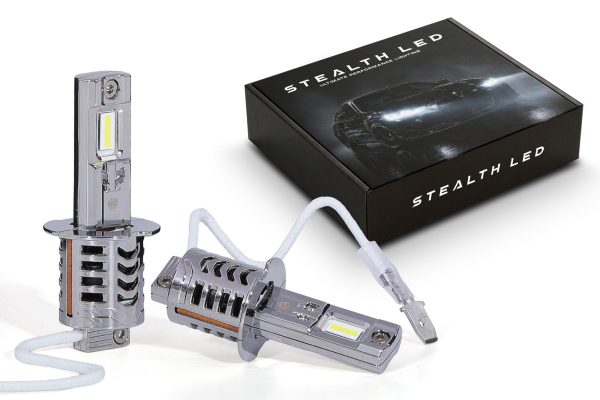 Stealth LED H3 Headlight Bulb Pair – 3200 lumens