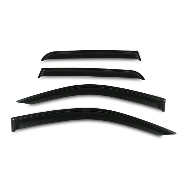 Toyota Hilux Travo 2026+ Black Wind Deflectors