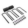 Isuzu D-Max MK2 12-20 - 2 Black Alloy Rear Suspension Lift Blocks