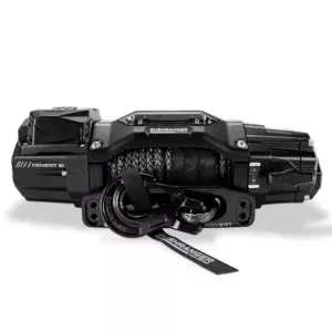 Bushranger COVERT 10,000lb Synthetic Rope Winch – 12V