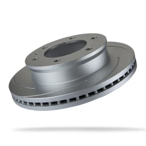 Pedders Front Left Slotted Geomet Coated Brake Rotor Ford Ranger PJ, 4WD 2006-2009