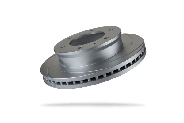 Pedders Front Right Slotted Geomet Coated Brake Rotor Ford Ranger PK, 4WD 2009-2011