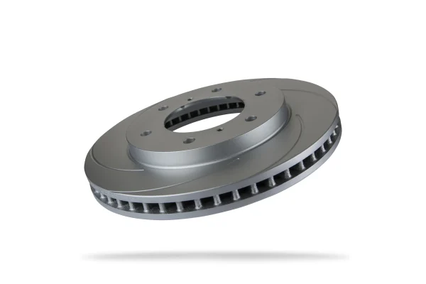 Pedders Front Left Slotted Geomet Coated Brake Rotor Mitsubishi L200 4WD, MQ 2015-2018