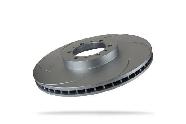 Pedders Front Left 314mm Slotted Geomet Coated Brake Rotor Mitsubishi L200 4WD, K74 1996-2006