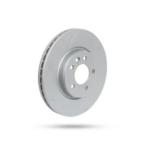 Pedders Front Left Slotted Geomet Coated Brake Rotor Volkswagen Amarok 2H, 2.0lt 4cyl TD 2010-2023