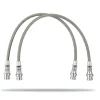 Pedders Extended Braided Brake Hose Pair Mitsubishi L200 4WD, MQ 2015-2018