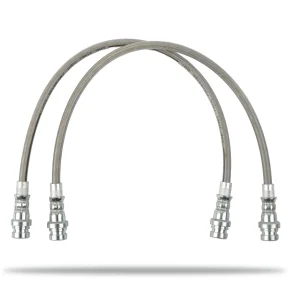 Pedders Extended Braided Brake Hose Pair Mitsubishi L200 4WD, MN ML B40 2006-2015