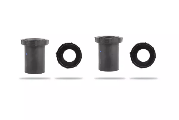 Pedders Rear Rubber Urethane Lower Leaf Spring Shackle Bush Kit Mitsubishi L200 4WD, MJ (T Bar Frt) 1991-1996 - 540042