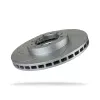 Pedders Front Left 276mm Slotted Geomet Coated Brake Rotor Mitsubishi L200 4WD, K74 1996-2006