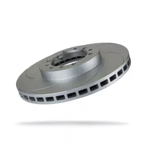 6202770SGL.webp Pedders Front Left 276mm Slotted Geomet Coated Brake Rotor Mitsubishi L200 4WD, K74 1996-2006