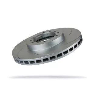 6202770SGR.webp Pedders Front Right 276mm Slotted Geomet Coated Brake Rotor Mitsubishi L200 4WD, K74 1996-2006