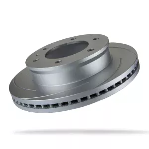 Pedders Front Left Slotted Geomet Coated Brake Rotor Ford Ranger PJ, 4WD 2006-2009