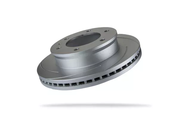6208630SGL.webp Pedders Front Left Slotted Geomet Coated Brake Rotor Ford Ranger PJ, 4WD 2006-2009