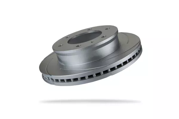 6208630SGR.webp Pedders Front Right Slotted Geomet Coated Brake Rotor Ford Ranger PJ, 4WD 2006-2009