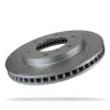 Pedders Front Left Slotted Geomet Coated Brake Rotor Mitsubishi L200 4WD, MN ML B40 2006-2015